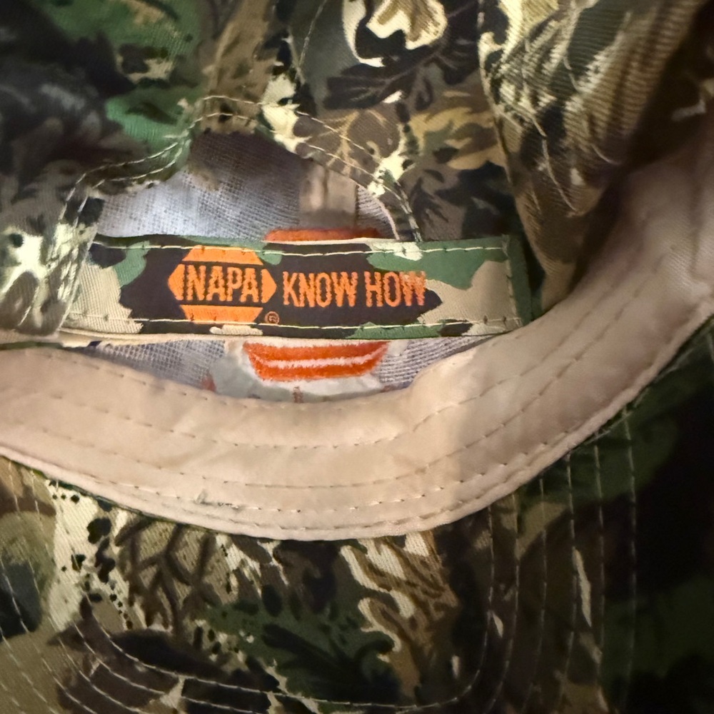 NAPA Camouflage Cap with Orange Embroidery - Picture 4 of 4